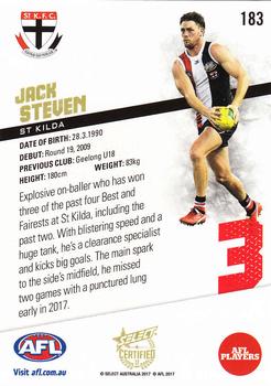 2017 Select Certified #183 Jack Steven Back
